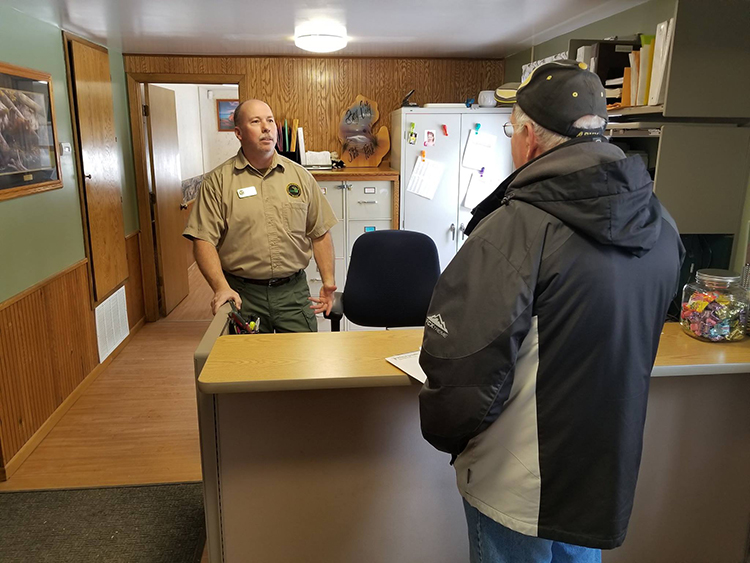 Rich Fenner, the newly-hired Bay City State Park Manager
