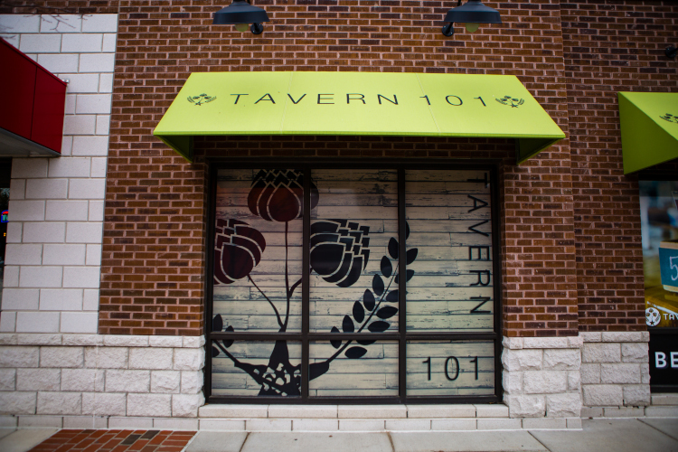 Tavern 101 offers patrons craft beers in a rustic-chic atmosphere.