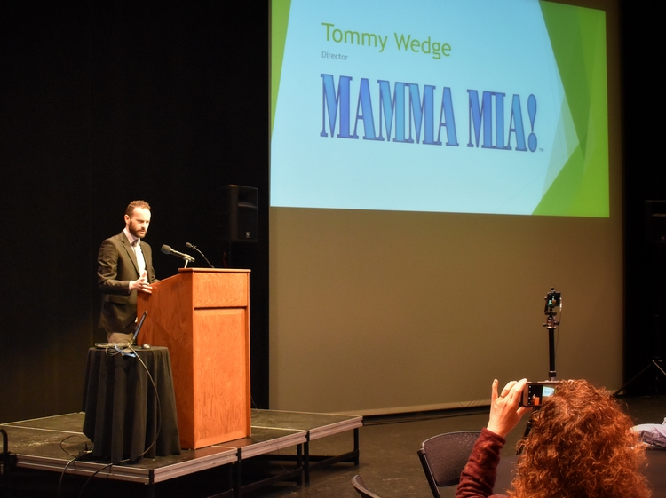 Tommy Wedge, Assistant Professor of Theatre at SVSU will direct the production of Mama Mia! this fall.