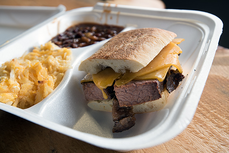 Brisket sandwich at Gump's - Photo Dave Trumpie
