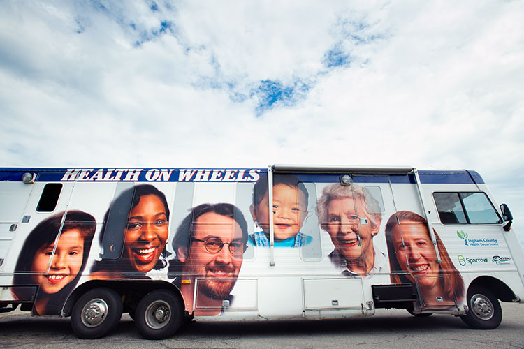 Lansing area’s Mobile Health Clinic - Photo Dave Trumpie