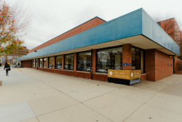 The downtown branch of the Ann Arbor District Library