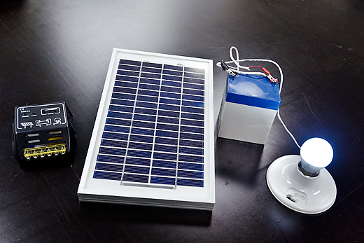 The Appropriate Technology Collaborative's solar lighting system