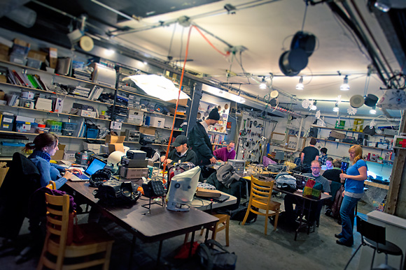 The All Hands Active Makerspace in downtown Ann Arbor