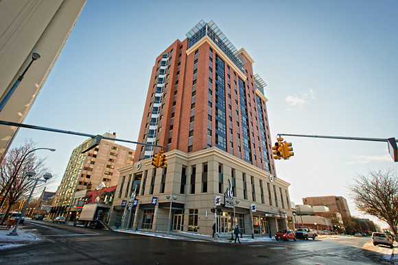 Zaragon West is one of the many recent higher end downtown developments