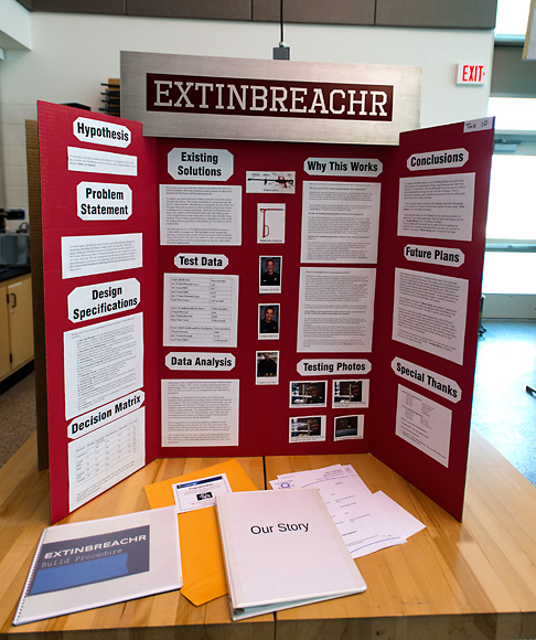 The ExtinBreachR Science Fair display