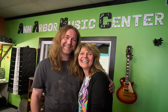 Ann Arbor Music Center Co-Owners Alex Johnson and Karen King
