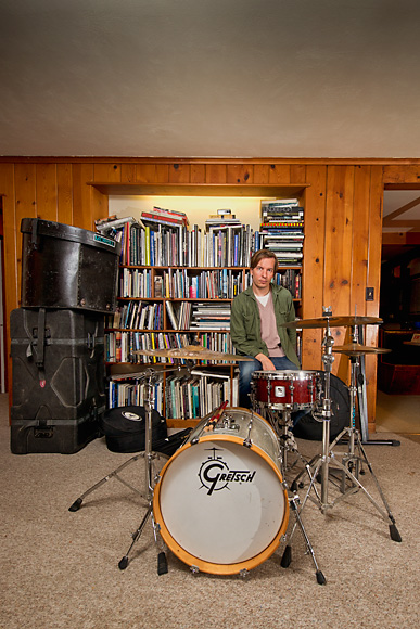 Fred Thomas in his home studio