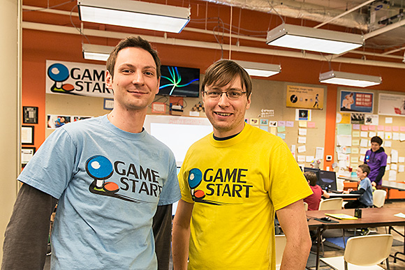David Arditti and Nate Aschenbach at GameStart
