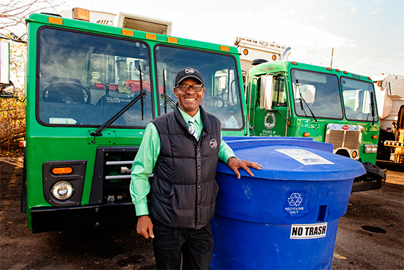 Curbside Recycling Manager Allen Kennedy at Recycle Ann Arbor