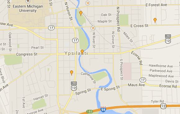 Little Library Map of Ypsilanti