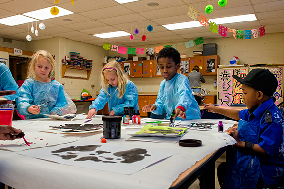 FLY Children's Art Center after school program at Erickson Elementary in Ypsilanti