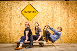 Alloy Studios founders Ilana Houten, Jessica Tenbusch, and Elize Jekabson.