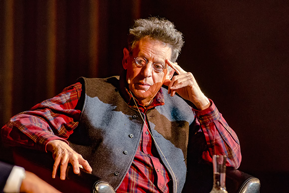 Philip Glass speaks at Penny Stamps, January 2012