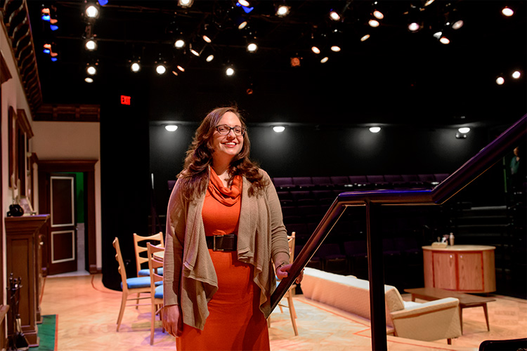 Managing Director Katie Doral at The Purple Rose Theatre Company