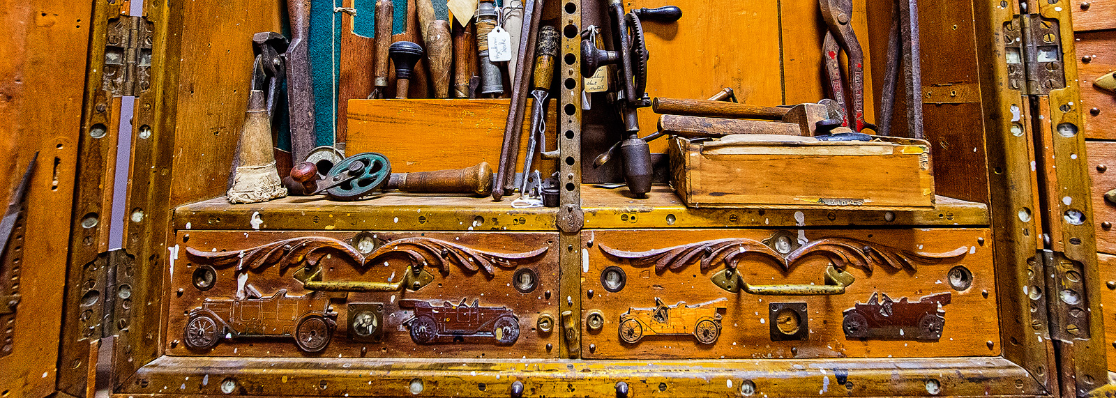 A Tool Chest at the Ypsilanti Historical Museum