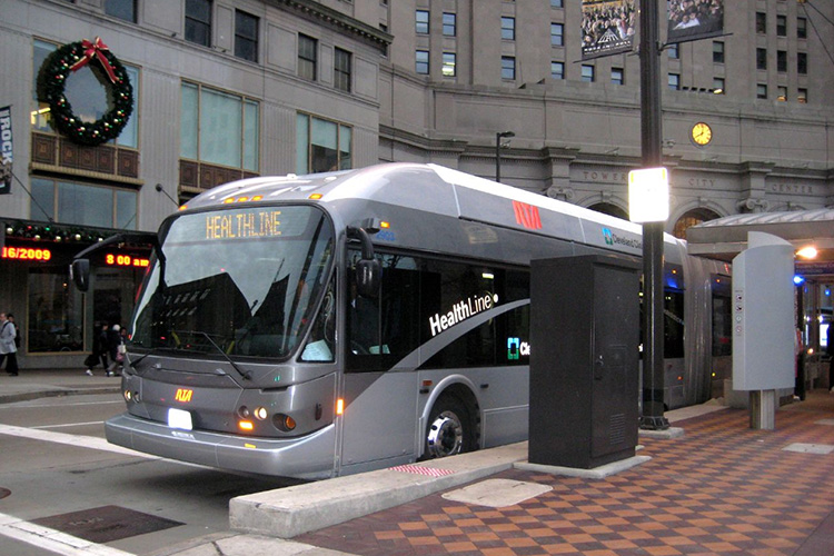The Healthline BRT in Cleveland
