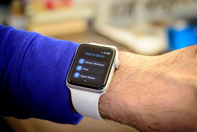 The MySwimPro Apple Watch app