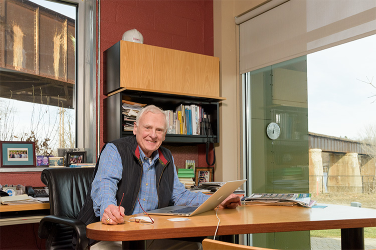 Peter Allen at his Ann Arbor office