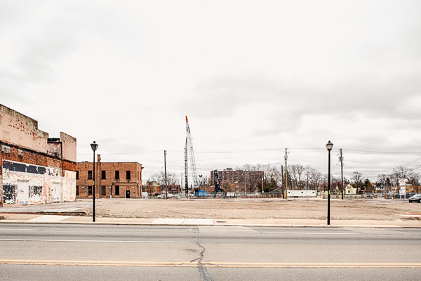 Site of future Wagner Place development in Dearborn