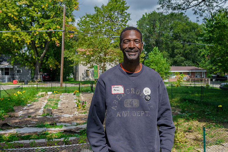 Melvin Parson at Parkridge Community Garden