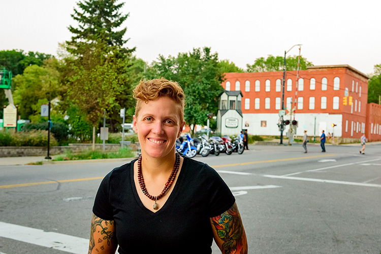 Jenn Wenzel in Depot Town