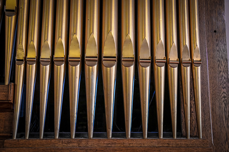 The organ at  First Congregational United Church of Christ