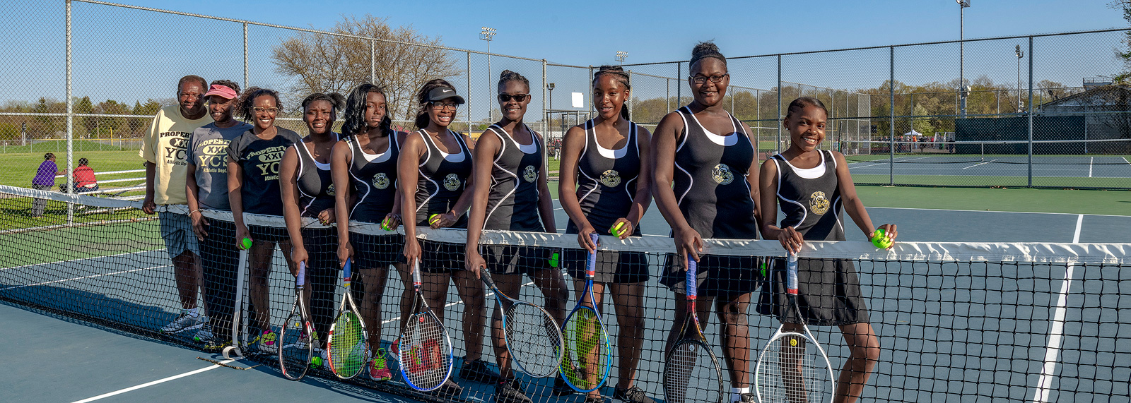 The YCHS Girls Tennis Team