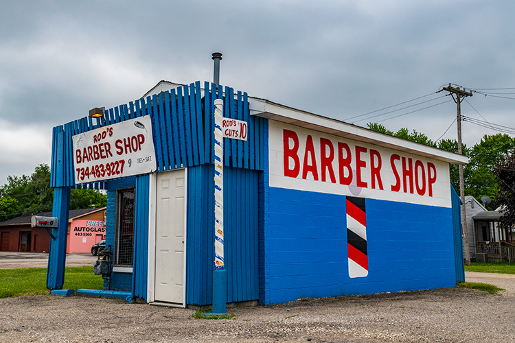 Rod's Barber Shop on Ecorse Road