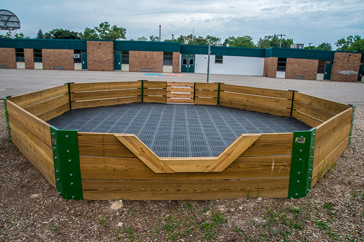 The Gaga Pit at Pittsfield Elementary