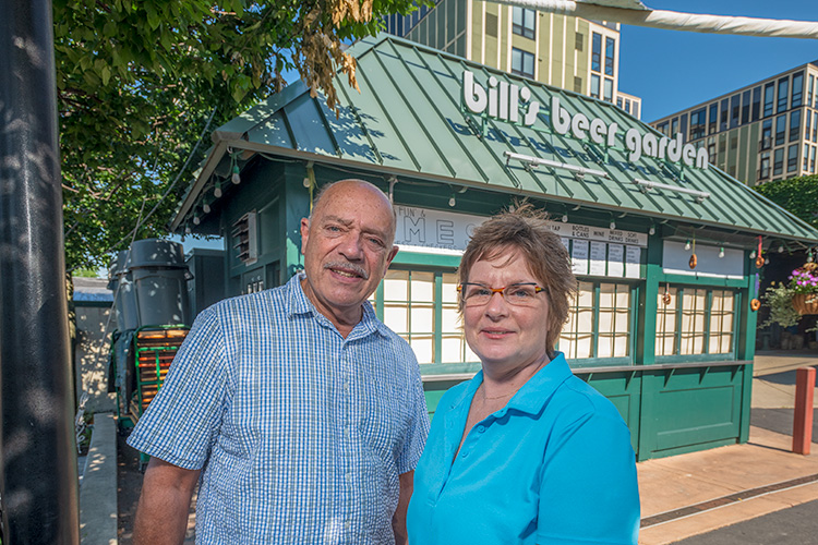 Mark Hodesh and Kelly Vore at Downtown Home & Garden