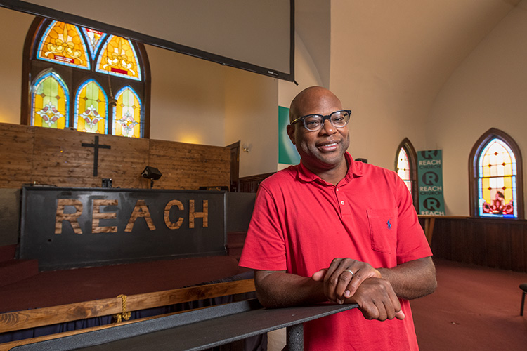 Pastor Jason Robinson at Reach Church