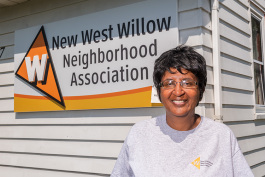 New West Willow Neighborhood Association Presdient Jo Ann McCollum