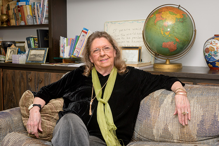 Sandra Samons at her Ann Arbor office