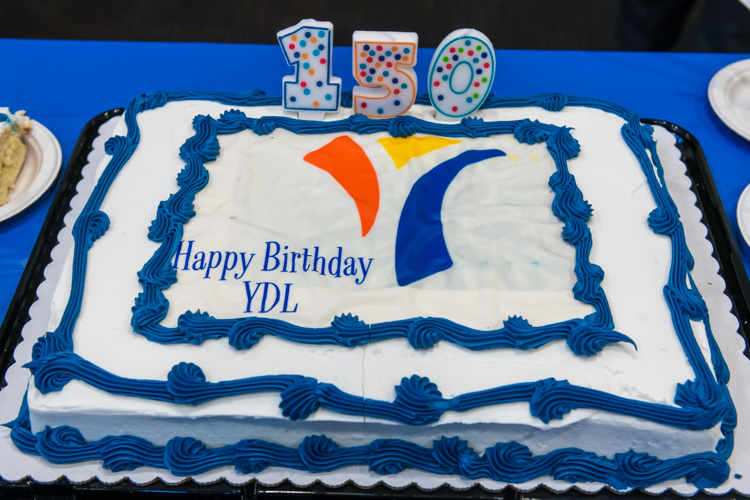 Anniversary festivities at YDL's Whittaker Road branch.