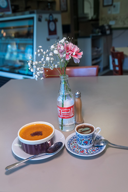 Red Lentil Soup and Turkish Coffee at Ayse's Turkish Cafe