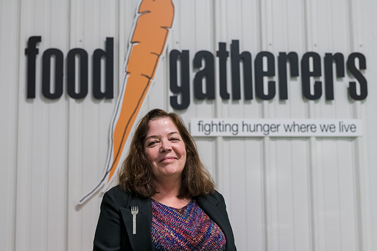 Food Gatherers president and CEO Eileen Spring