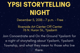 Ypsi Storytelling Night flyer