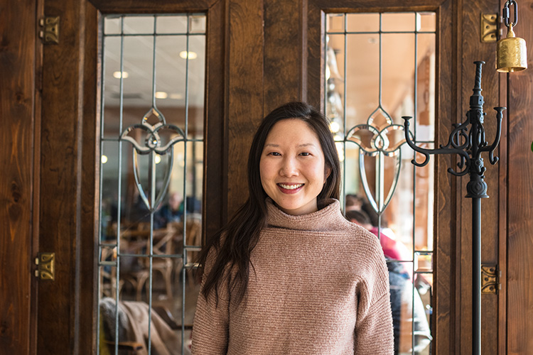 Songbird Cafe owner Jenny Song