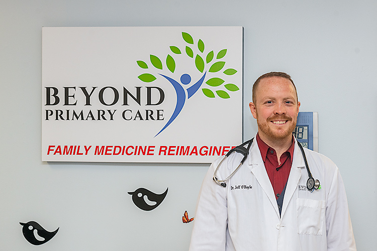 Dr. Jeff O'Boyle at Beyond Primary Care.