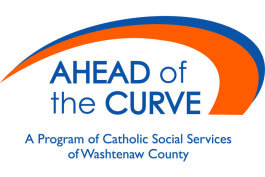 Ahead of the Curve logo.