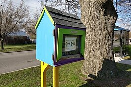 The New West Willow Neighborhood Association will be converting its Little Free Library to a little free food pantry.
