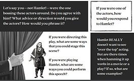 An excerpt from a Shakespeare in Prison activity pack.