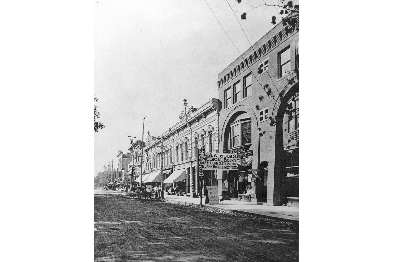 Ann Arbor's Main Street in 1874.