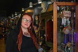 Twisted Things Organic Apothecary and Curious Goods owner Morgana Grimm.