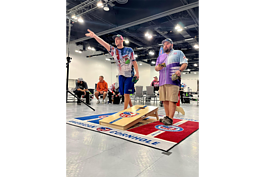 A cornhole competition hosted by the American Cornhole Organization.