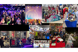 A collage of past events hosted by Express Your Yes Foundation.