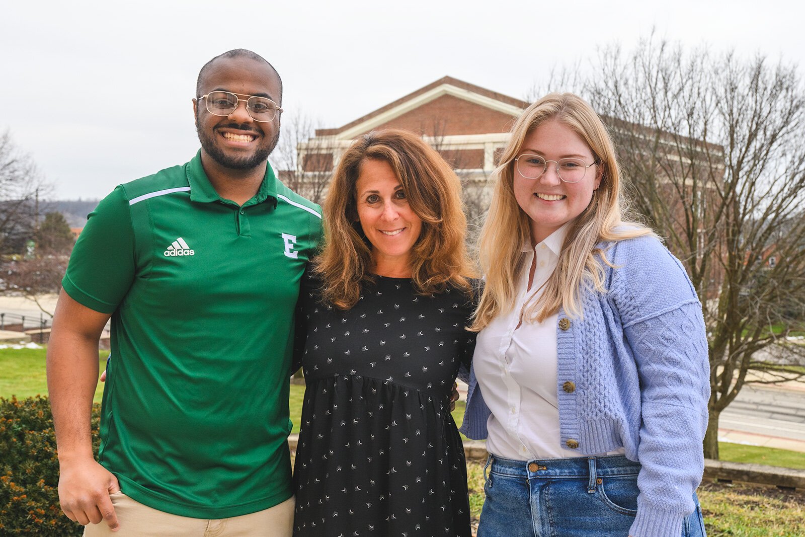 Engage @ EMU Voter Coalition members Lamarr Mitchell, Decky Alexander, and Maggie Whittemore.