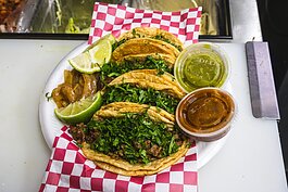 Tacos at Don Guicho's Kitchen.