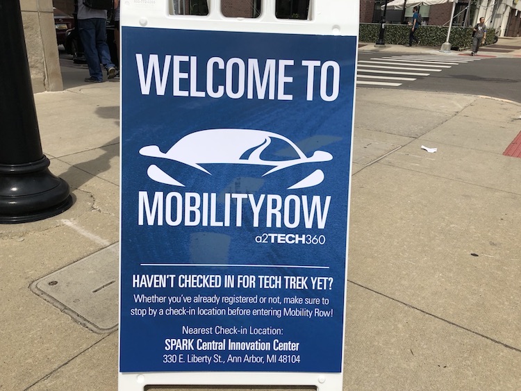 Mobility Row featured more than 20 startups and innovators